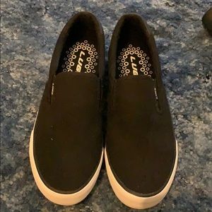 Black Slip-On sneakers